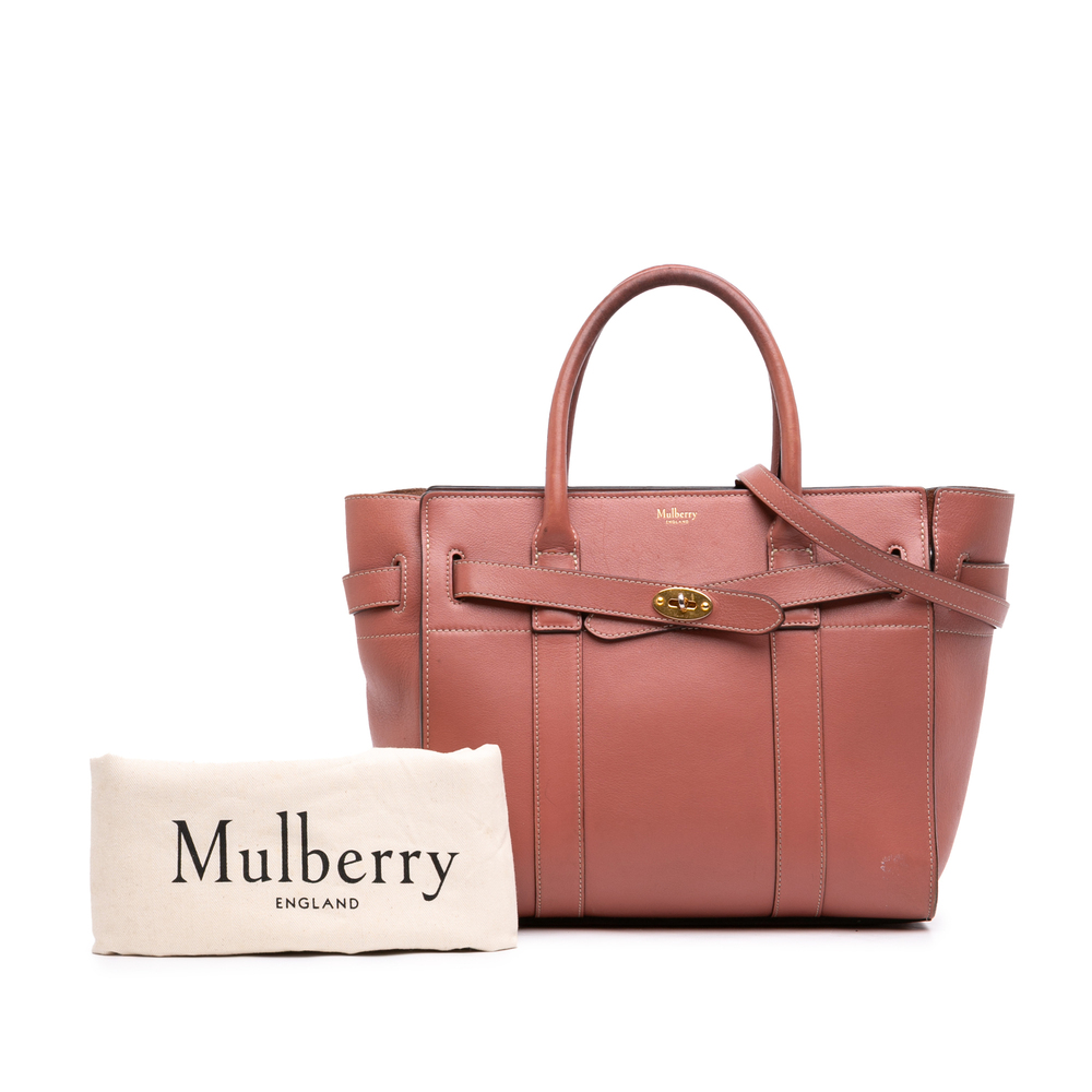 Pre-Loved Mulberry Small Smooth Calfskin Zipped Bayswater Satchel - Picture 10 of 10